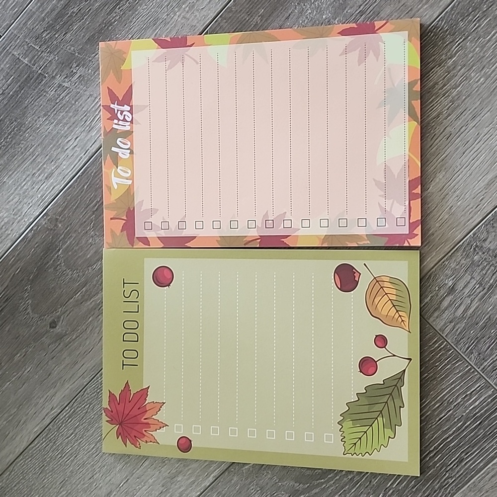 (2) TO DO LIST NOTEPADS | FALL EDITION